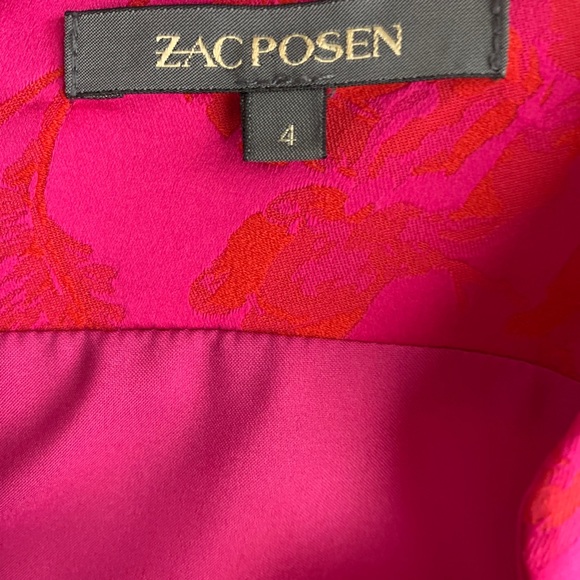 Zac Posen Flared satin-jacquard dress size 4 - Picture 9 of 9